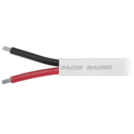 PACER GROUP Pacer 10/2 AWG Duplex Cable, Red/Black, Sold By The Foot W10/2DC-FT